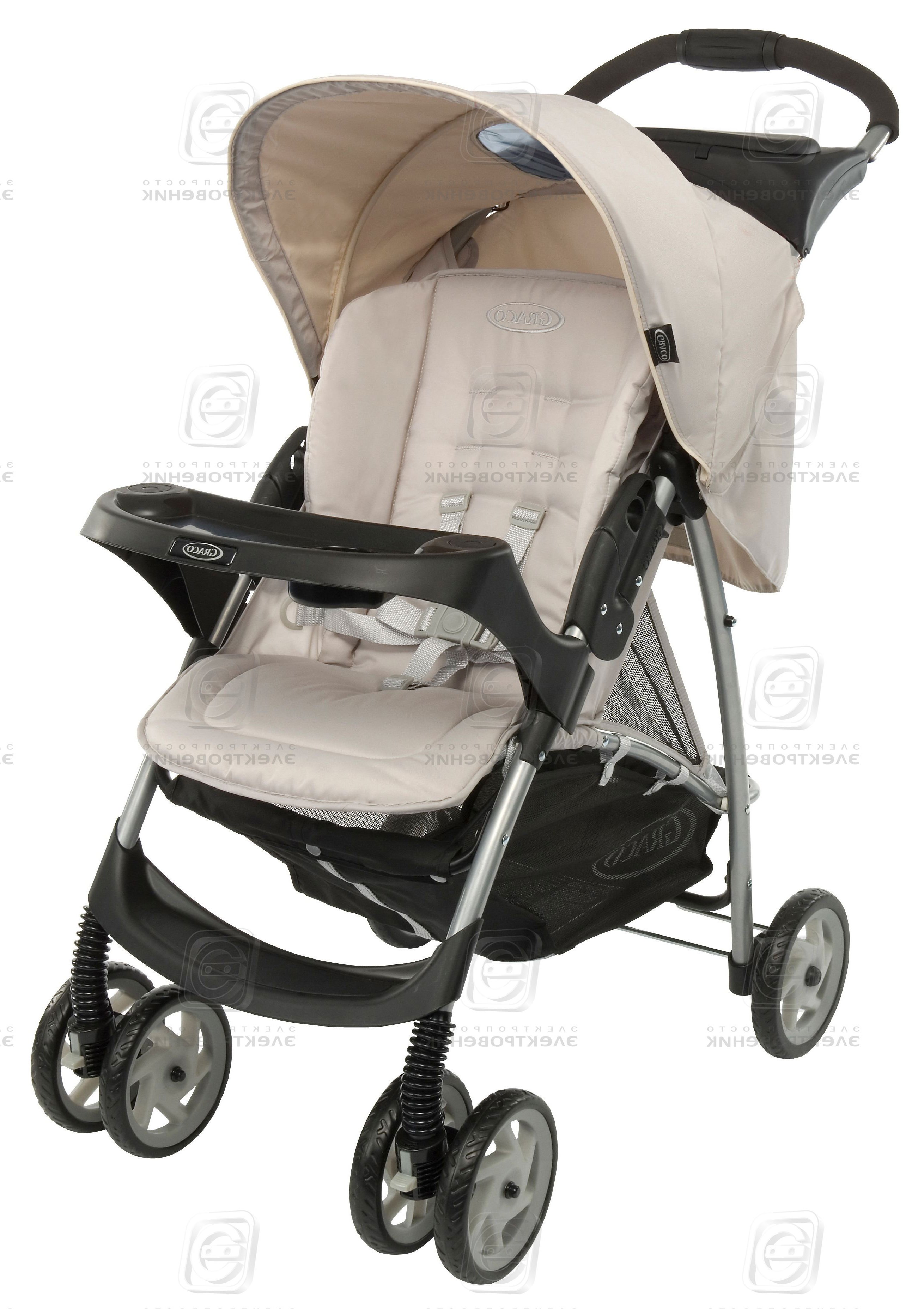 Коляска прогулочная Graco Mirage Plus Biscuit с чехлом для ножек
